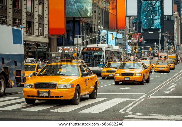 NYC\
Cabs,Taxi,New York, America, Times Square,\
USA