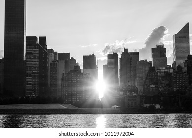 NYC Midtown Skyline From Long Island City