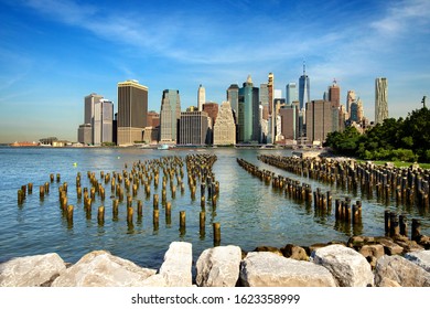 NYC Morning Skyline From Brooklyn