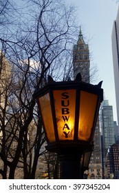 NYC Subway Light Sign