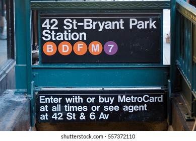 NYC Subway Sign