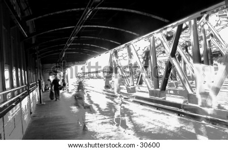 Similar – Image, Stock Photo marvels Bridge Illuminate