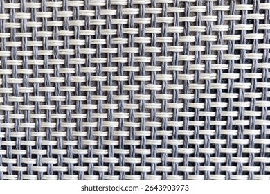 Nylon texture background. Abstract texture. Woven threads backdrop. Fabric surface bg. horizontal and vertical threads interlocking pattern. Abstract background for graphic design, fashion textile bg