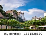 Nyon castle on the shores of Lake Geneva, Switzerland