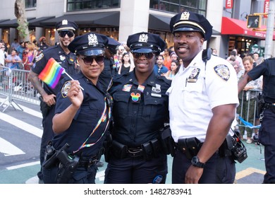 Nypd Pride March Manhattan Ny Usa Stock Photo 1482783941 | Shutterstock