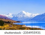 NZ Mt Cook Lake Postcard