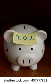 I O U Iou Piggy Bank