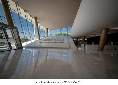 O.A.E. Dubai March 2022. Etihad Museum Inside The Museum Building