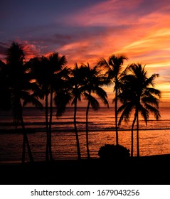 夕陽ハワイ の画像 写真素材 ベクター画像 Shutterstock