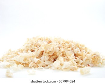 Oak Pile Sawdust Isolated