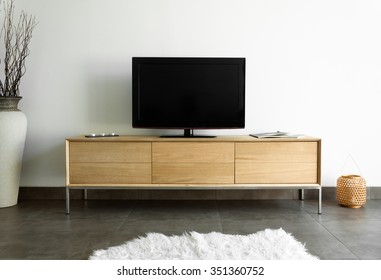 Oak TV Stand
