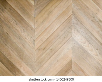 A Oak Wooden Chevron Tile Floor Texture