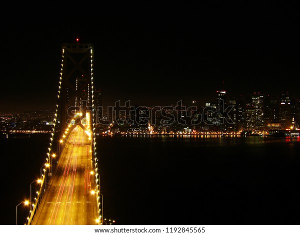 Oakland Bridge Fahrtrichtung San Francisco Bei Foto De Stock Editar Ahora