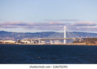 Oakland bridge from the sea in SF