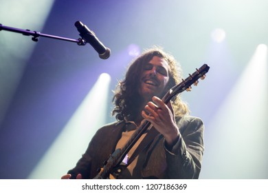 OAKLAND, CA - OCTOBER 16, 2018: Hozier In Concert At The Fox Theater In Oakland, CA