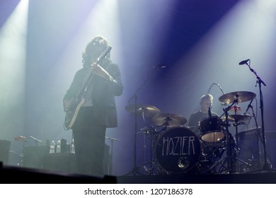 OAKLAND, CA - OCTOBER 16, 2018: Hozier In Concert At The Fox Theater In Oakland, CA