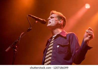 OAKLAND, CA - OCTOBER 16, 2018: Hudson Taylor In Concert At The Fox Theater In Oakland, CA