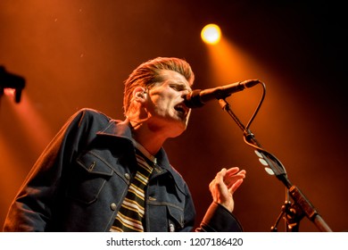 OAKLAND, CA - OCTOBER 16, 2018: Hudson Taylor In Concert At The Fox Theater In Oakland, CA