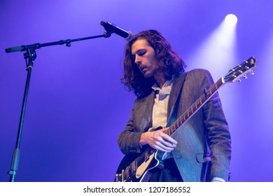 OAKLAND, CA - OCTOBER 16, 2018: Hozier In Concert At The Fox Theater In Oakland, CA