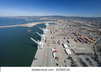 The Oakland Outer Harbor Aerial View