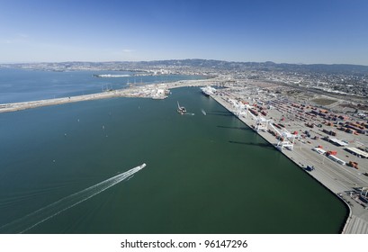 The Oakland Outer Harbor Aerial View