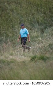 OAKMONT, UNITED STATES - Jun 16, 2016: Professional Golfer Retief Goosen Walking In Fairway At The 2016 US Open Golf Championship