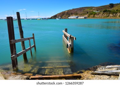 Oamaru Harbour, North Otago, New Zealand.