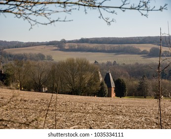 Oast House In The Weald Of Kent, UK