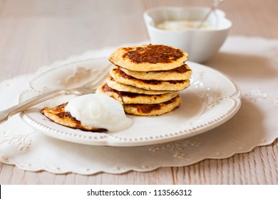 Oat Bran Pancake With Yogurt