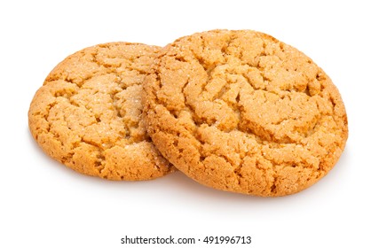 Oat Cookies Isolated