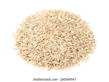 Oat Kernel Isolated On White