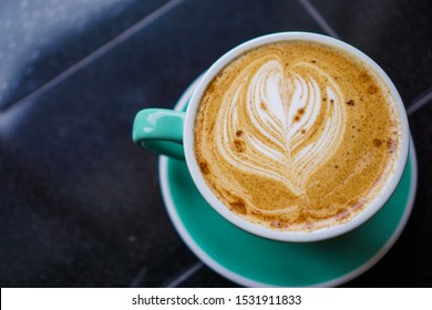 Oat Milk Latte With Latte Art