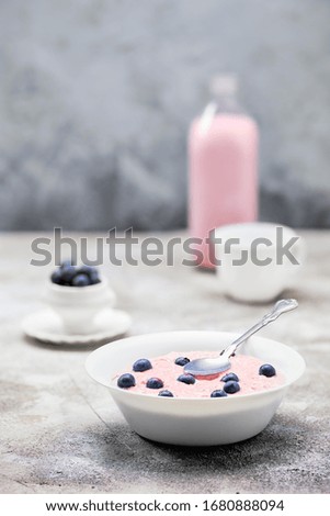 Similar – Image, Stock Photo Wild berries smoothie bowls