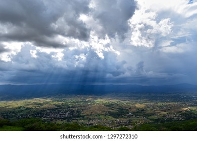 Oaxaca Valley Landscape View 