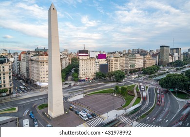 The Obelisk of Buenos Aires, centre of the city - Argentina