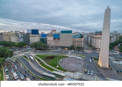 The Obelisk Of Buenos Aires, Centre Of The City - Argentina