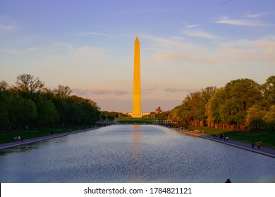 Obelisk At Constitution Gardens Washington