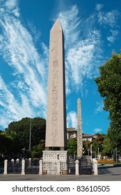 Obelisk At Hippodrome In Istanbul - Turkey