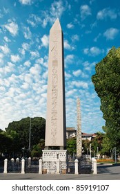 Obelisk At Hippodrome In Istanbul - Turkey