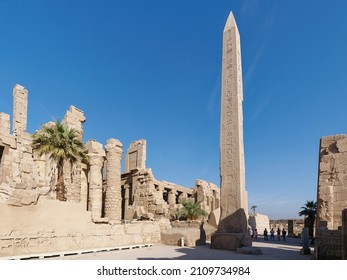 Obelisk at at Karnak Temple in Luxor, Egypt