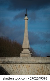 Obelisk Of Louis XV Bridge In Compiègne, France