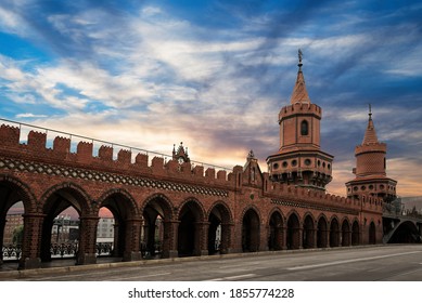 Oberbaum Bridge (Oberbaumbrücke) In Berlin, Germany.