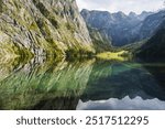 Obersee, Königssee, Berchtesgaden National Park, Berchtesgadener Land district, Upper Bavaria, Bavaria, Germany, Europe