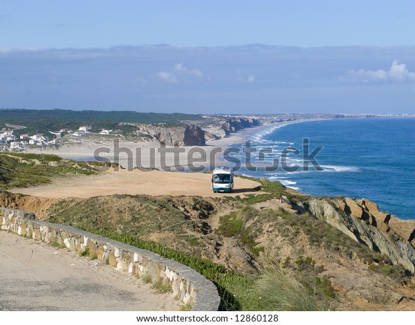 Obidos Lagoon Sea Atlantica Coast Portugal Stock Photo Edit Now