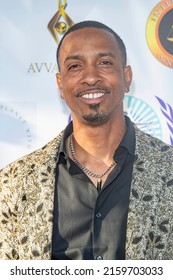 OBie Anthony Attends The Launch Of The Justice ForOM Summit Series And Ecovvear Fashion Show At Marwah Estate, Malibu, CA On May 21, 2022