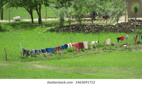 The object are clothes, more specifically a laundry.