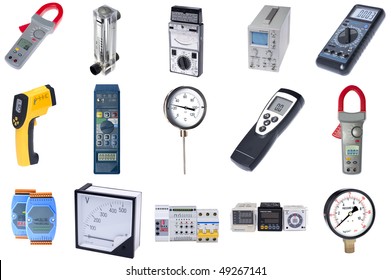 Object On White - Tool Current Measuring Instrument