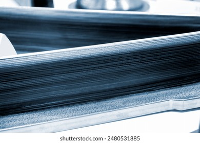 Object printed by 3D printer from metal. Additive manufacturing solution. Object created on 3Dprinter from melting metal thread. 3D Metal Printing. Metal additive manufacturing