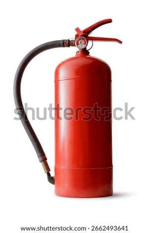 Objects: Fire Extinguisher Isolated on White Background