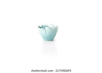 Objects Houseware Decoration Organiser Blue Porcelain Flower Container